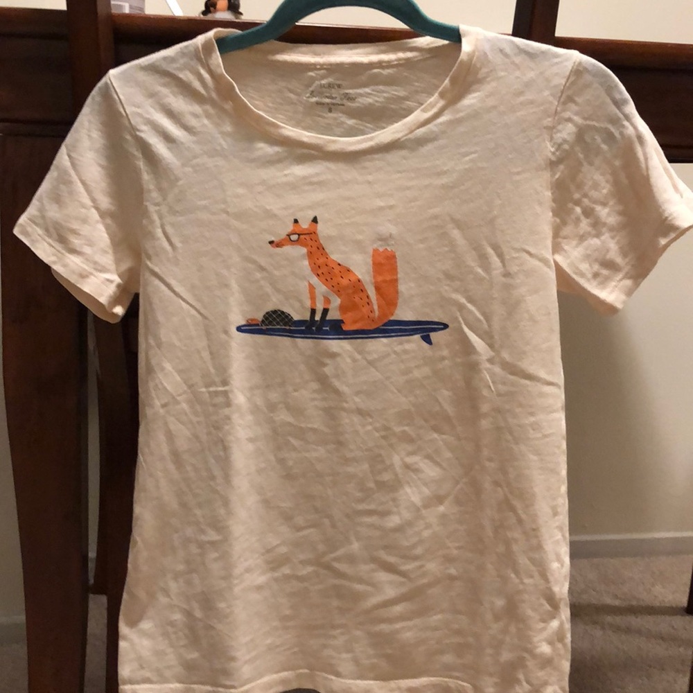 J-crew printed tee!